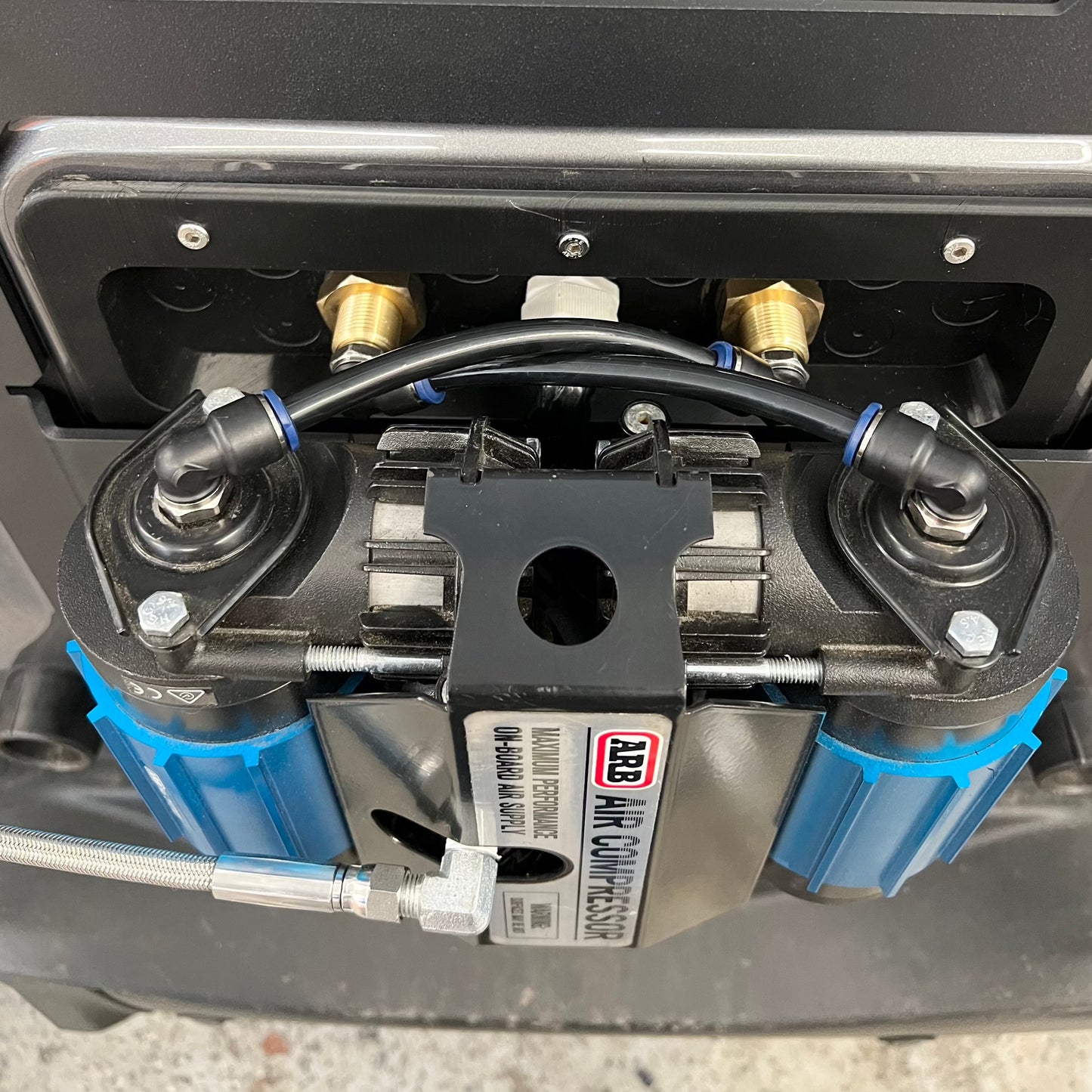 Twin Compressor Filter Relocation Kit